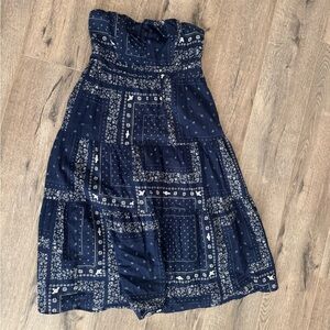 Universal Thread Blue and White Floral Dress